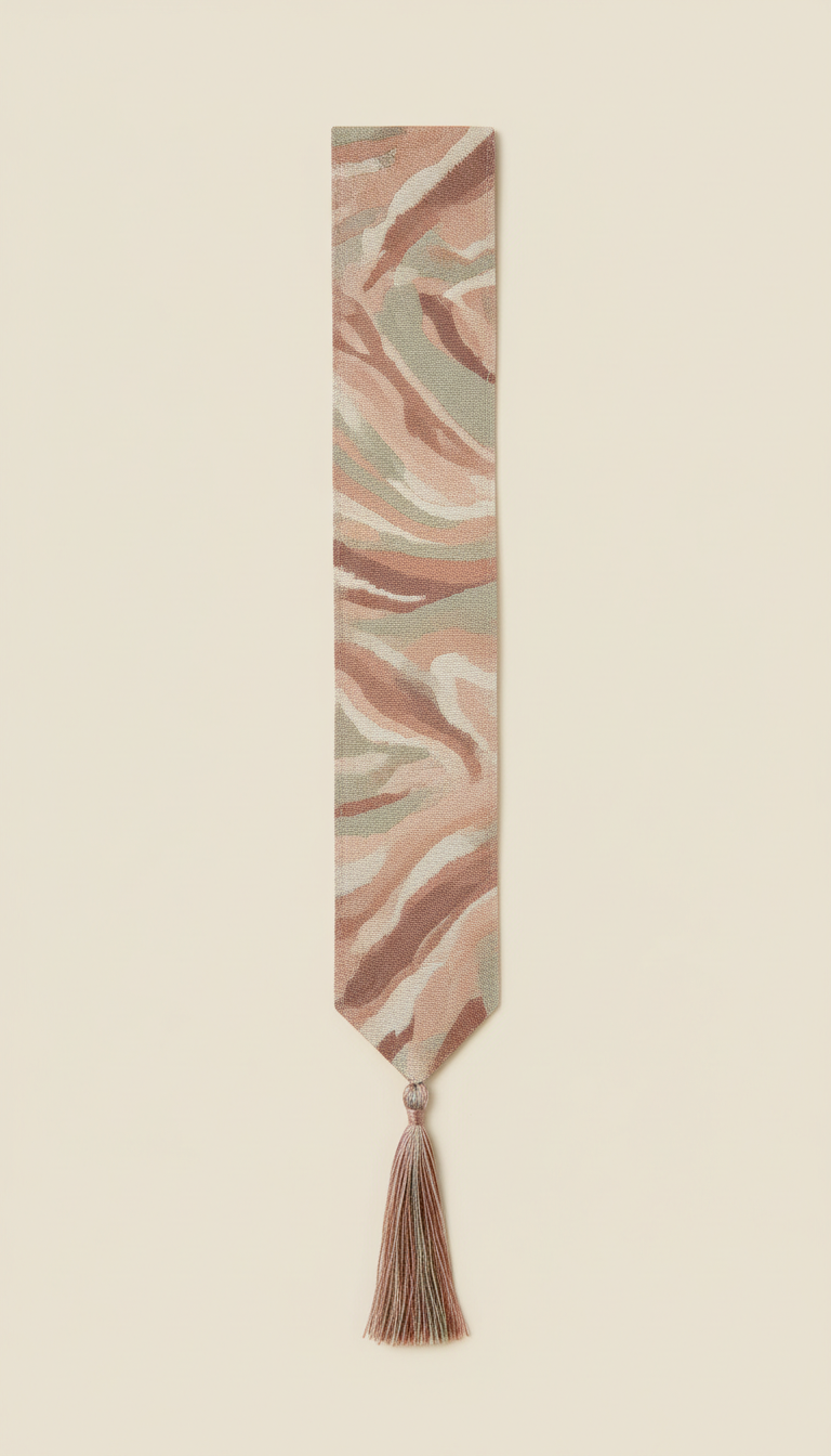 Plum Verse ribbon bookmark